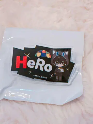 주인공 네임 배지 아모카페 콜라보 P5R HERO 페르소나5