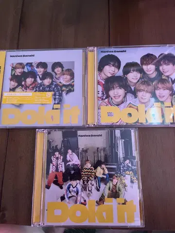 [미개봉 새상품] 나니와단시 싱글 doki itBlu-ray 3종 세트