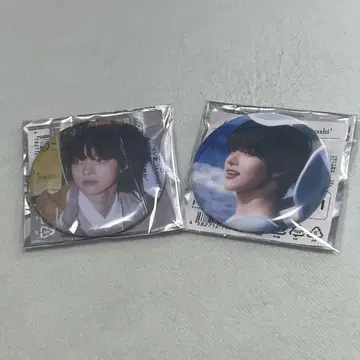 &TEAM 위주 EJ 파랑샘 오사메 캔뱃지 2점