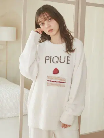 젤라또피케 베비모코 케이크 자카드 풀오버