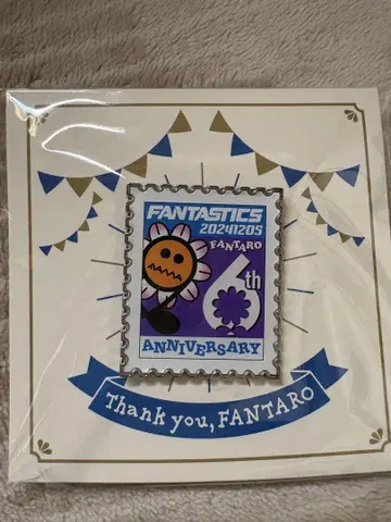 FANTASTICS 6th ANNIVERSARY 핀 배지