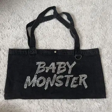 BABY MONSTER 토트백 다크 그레이