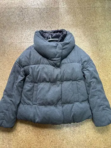 다운 100% theory luxe 그레이 다운 자켓 (38)