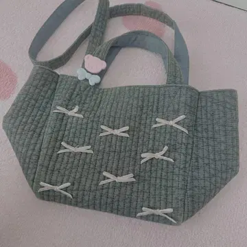 gypsohila 지프소피아 다크 그레이 누비백 타운백 S