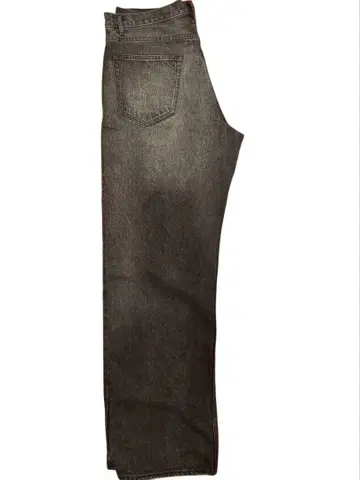 AURALEE faded washed black denim size5