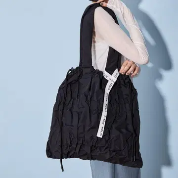CITEN 셔링 토트백 BLACK