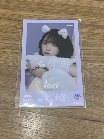 노구치 이오리 미니 포토 카드 고양이 의상 이코러브 Love 레어
