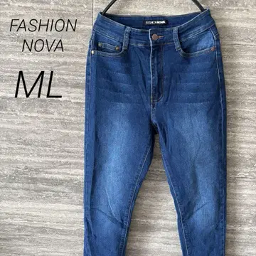 패션 노바 하이웨스트 스키니 데님 스트레치 데님 ML 새상품급
