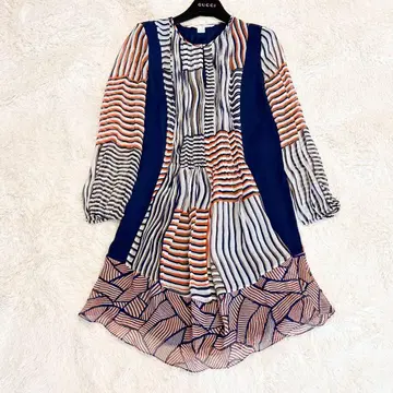 DIANEvonFURSTENBERG 실크 쉬폰 원피스