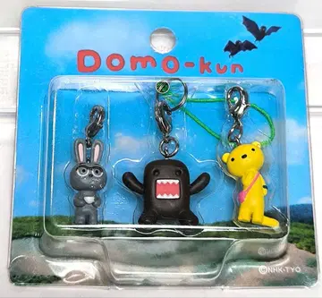 도모군 Domo-kun 스트랩 트리오 우사지이 타-쨩 E