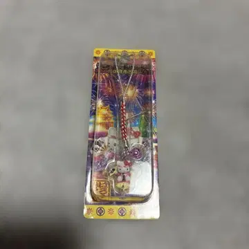 헬로키티 아크릴 키링 불꽃놀이 디자인