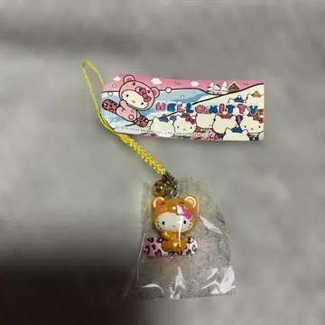 헬로키티 스노우보드 베어 키링