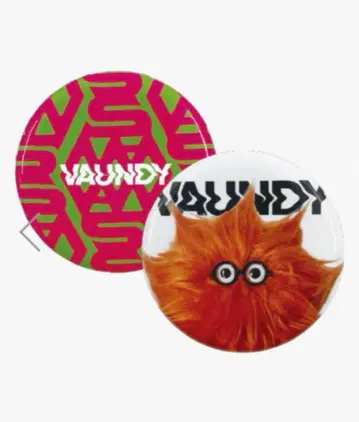 Vaundy 캔뱃지 2개 세트 little punk