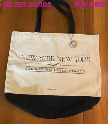 [ 새상품/미사용 ] Seltzer NEW YORK 에코백