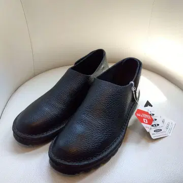 천연 가죽 슬립온 블랙 made in JAPAN 23cm EEEE