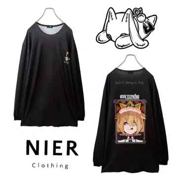 NieR 의인화 미케 긴팔 T셔츠