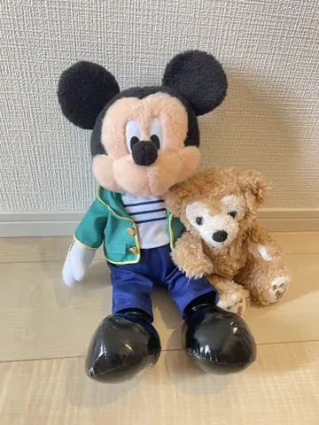 미키마우스 더피 봉제 인형 세트