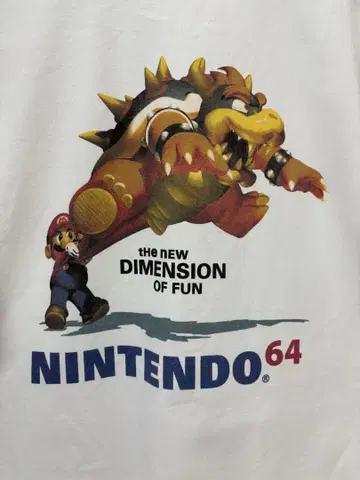 Nintendo 64 슈퍼 마리오 T셔츠 L