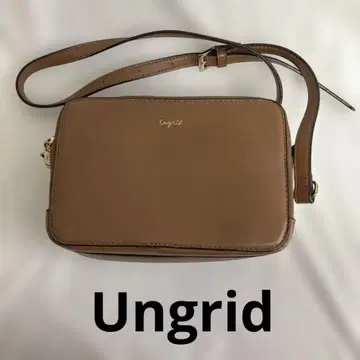 언그리드 Ungrid 지갑 숄더백 카멜