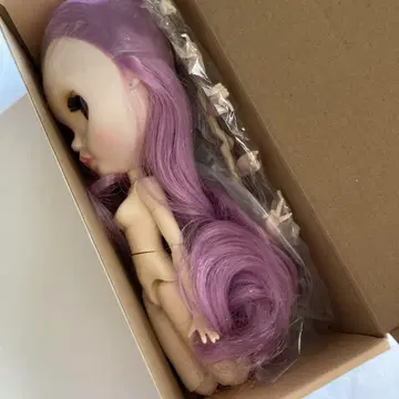 커스텀 인형 보라색 머리 새상품