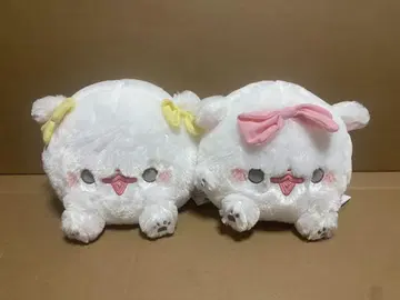 포메라니안 모찌 꾸미기 리본 봉제 인형 BIG 2종