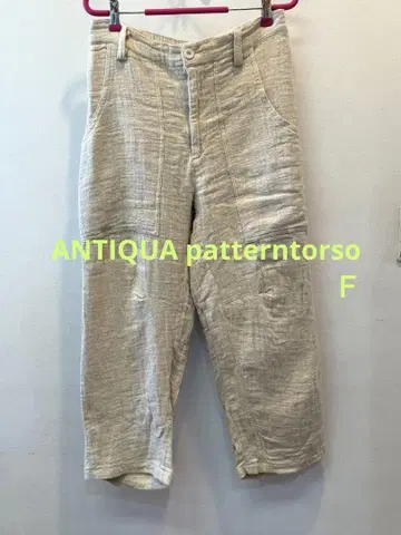 [ ANTIQUA patterntorso 거즈풍지 와이드 팬츠 F ]