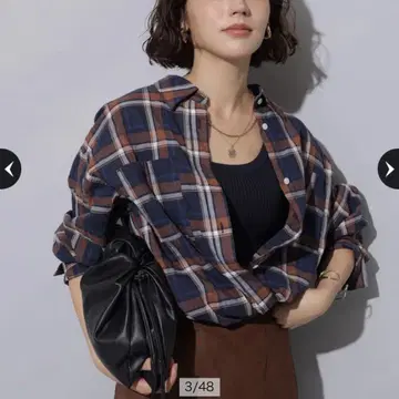 시어 체크 셔츠 새상품! 아르페쥬 스토리