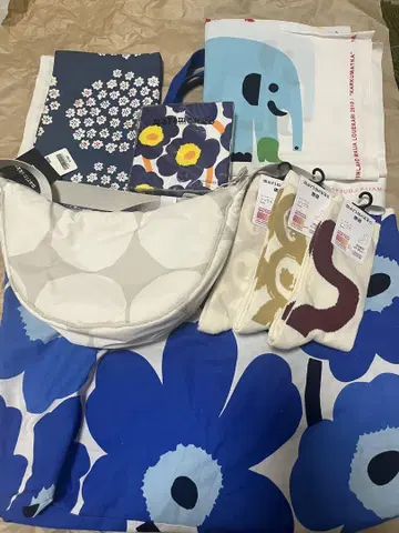 marimekko 묶음 판매 유니클로 콜라보 미니 숄더 양말 3켤레 외