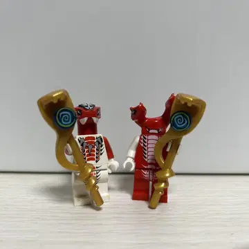 [레어] LEGO(레고) 피그 뱀뱀족 닌자고 2체 세트 부품