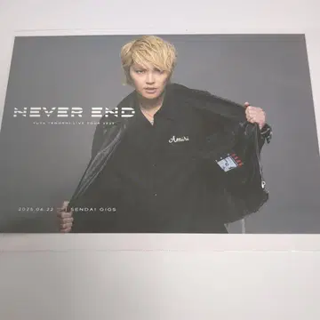 테고시 유야 NEVER END 엽서 센다이 6/22