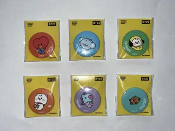 BT21 / BTS 캐릭터 캔뱃지