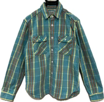 *JELADO 체크 플란넬 셔츠 긴팔 워크 셔츠 상의 16