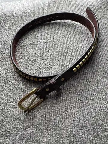 TORY LEATHER Clincher Belt Studded Belt