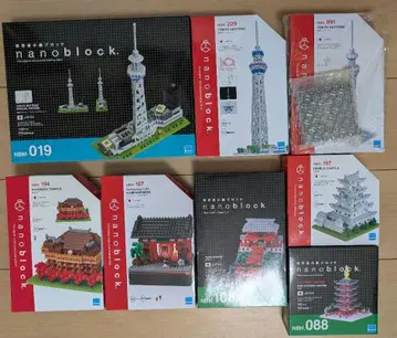 나노블럭 8세트 일본의 명소 미개봉 새상품