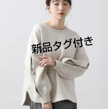 택 포함 새상품 그레디 브릴리언트 종이상자 레이스 슬리브 풀오버