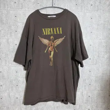 PUBlUX NIRVANA IN UTERO 피그먼트 셔츠