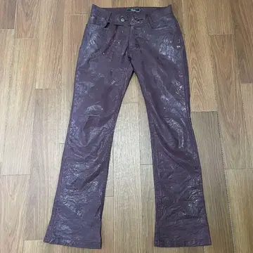 MIDAS WAX DENIM PANTS FLU GLUE BOOT CUT