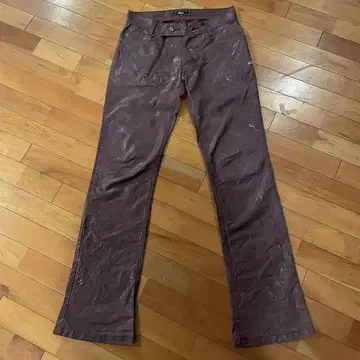 MIDAS WAX DENIM PANTS FLU GLUE BOOT CUT