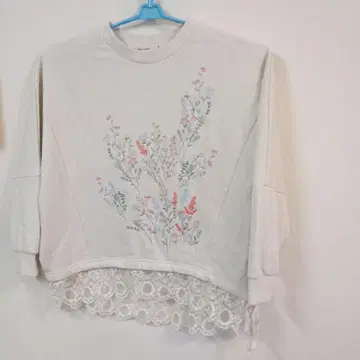 아즈 노우 아즈 오라카 자수 돌먼 티셔츠