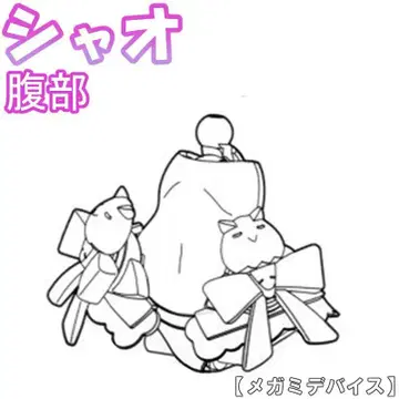 미조립 복부 샤오 푸니모후 PUNI MOFU 메가미 디바이스 1