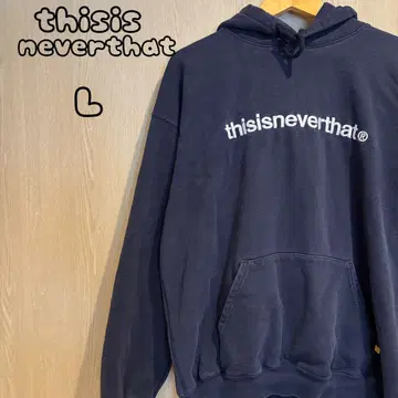 thisisneverthat 후드 맨투맨 L 네이비
