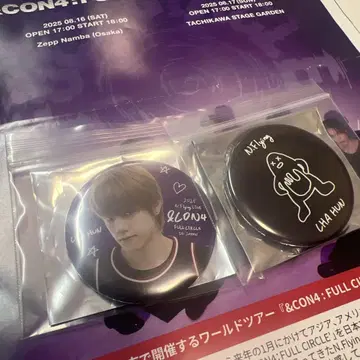 N.Flying CHA HUN 핀 배지 2개 세트
