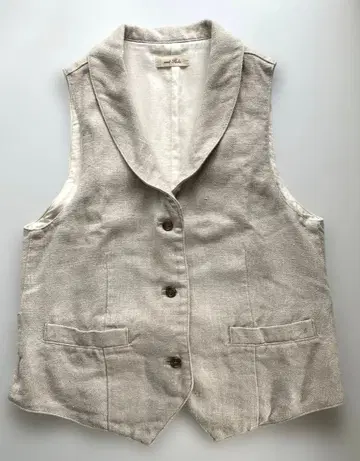 가격 인하 20% OFF 네스트로브 린넨 베스트