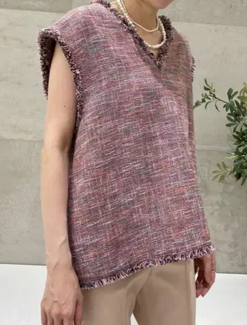 UNITED ARROWS UBCMD 트위드 베스트 유나이티드 애로우즈