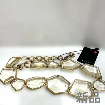 새상품 ZARA 장식 골드 체인 벨트