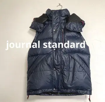 저널 스탠다드 다운 베스트 네이비 M