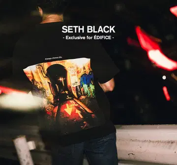 SETH BLACK EXCLUSIVE for EDIFICE T셔츠