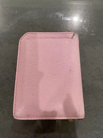 랄코 바레노 핑크 이단 접이식 지갑