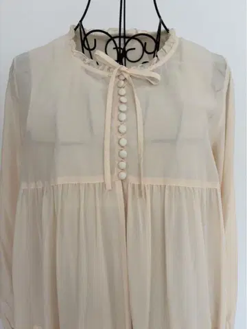 핑크하우스 쉬폰 & 론 레이어드 원피스