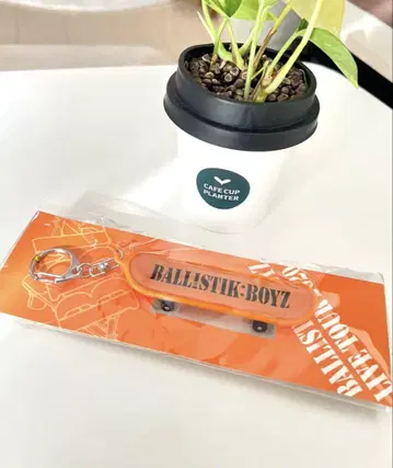 BALLISTIK BOYZ 스케이트보드 키링 오렌지